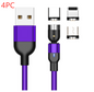 "Essager 360° Rotating Magnetic USB Charging Cable for Android & Apple and Type C