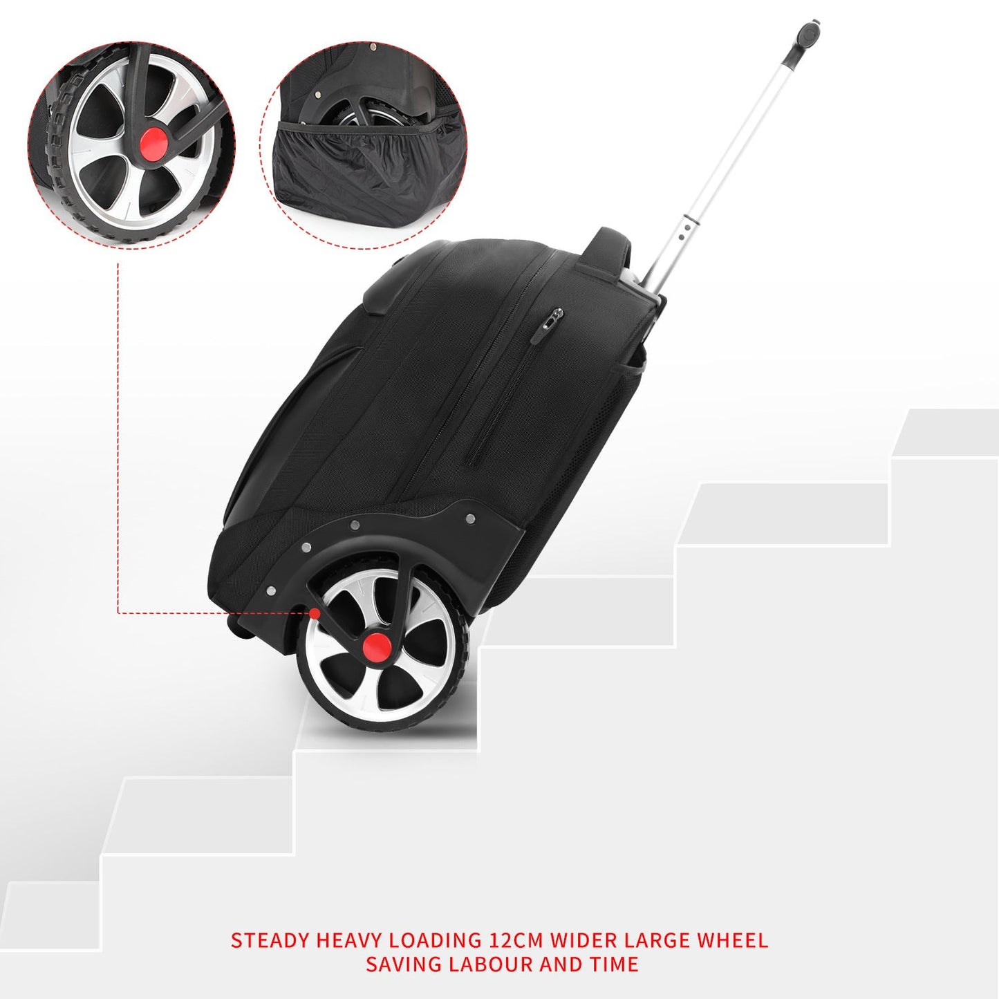 Large-capacity 18-inch Load-reducing Trolley Bag