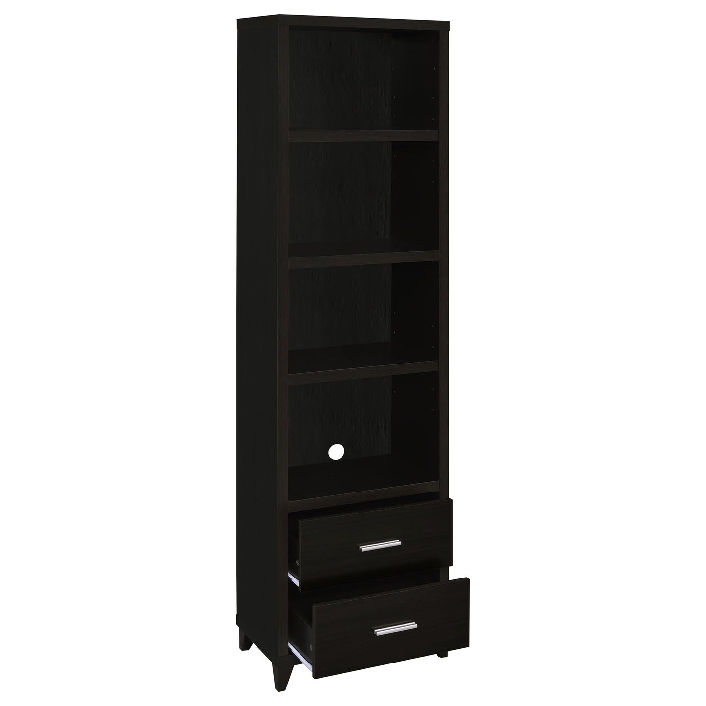 Barnaby - 4 Piece Rectangular Entertainment Center - Cappuccino