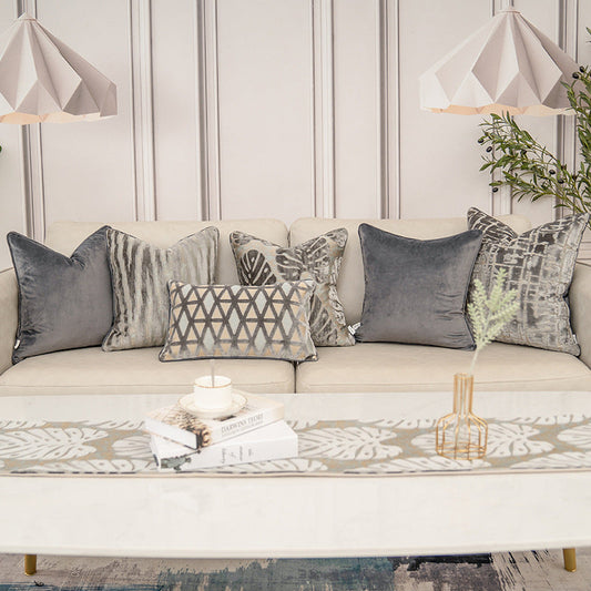Home Fashion Simple Printing Sofa Pillowcase