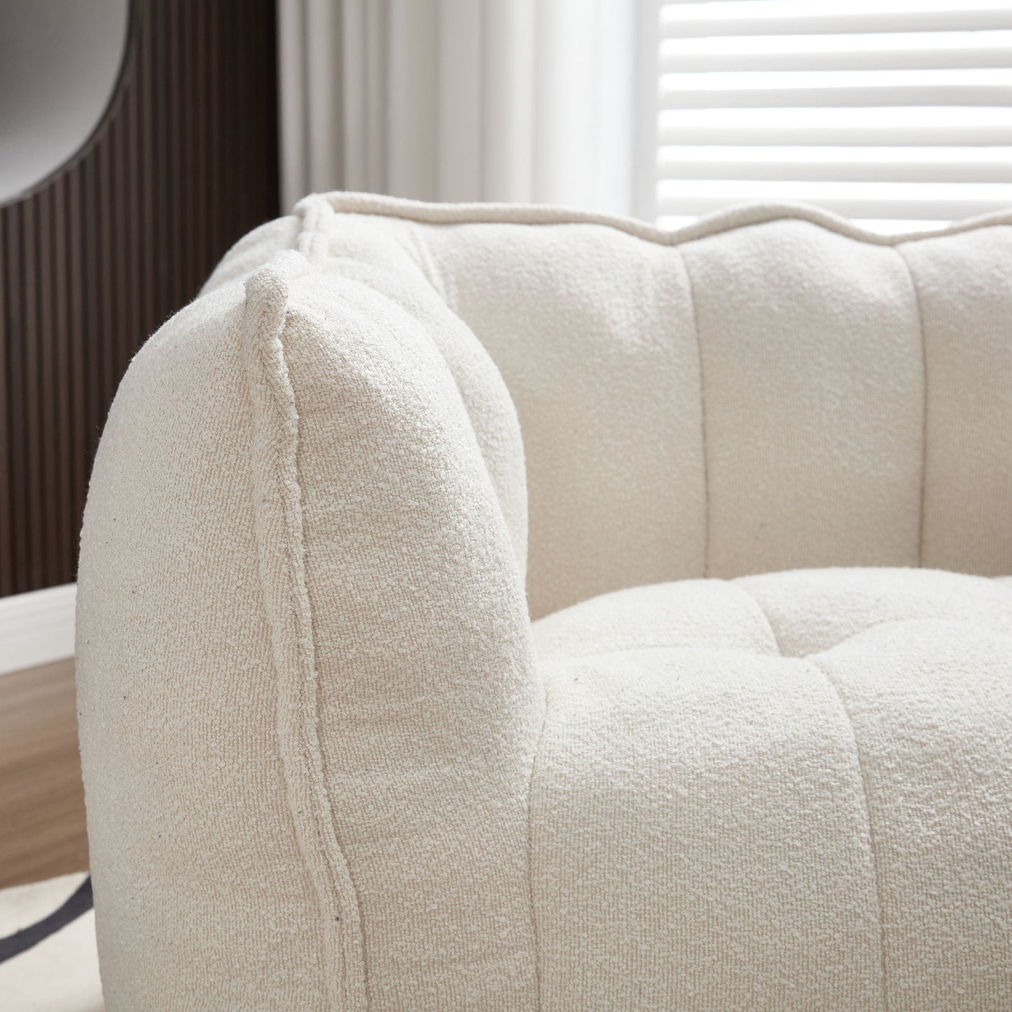 Soft Bean Bag Chair With High Resilient Foam