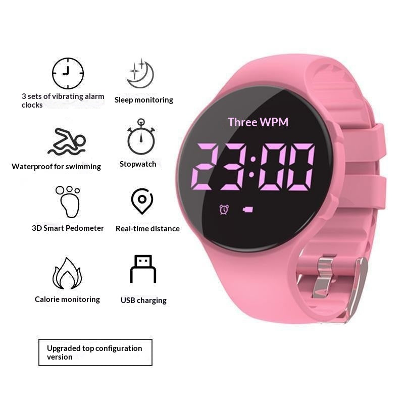 Smart Electronic Watch A Silent Vibrating Alarm Clockyour Ultimate Wake-up Gadget For Students