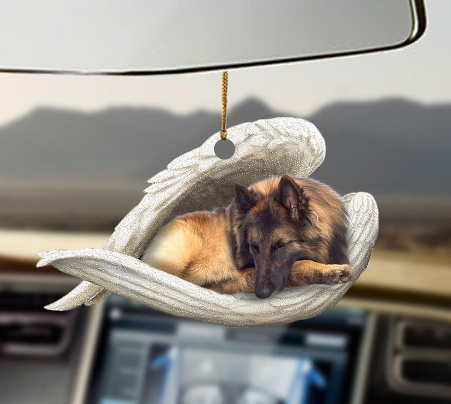 Car Pendant Sleeping Dog Angel Home Decor Acrylic Showcase Hanging Ornaments For Doors