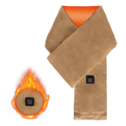 USB Heated Winter Scarf – Unisex, 3 Heat Modes, for Outdoor Sports