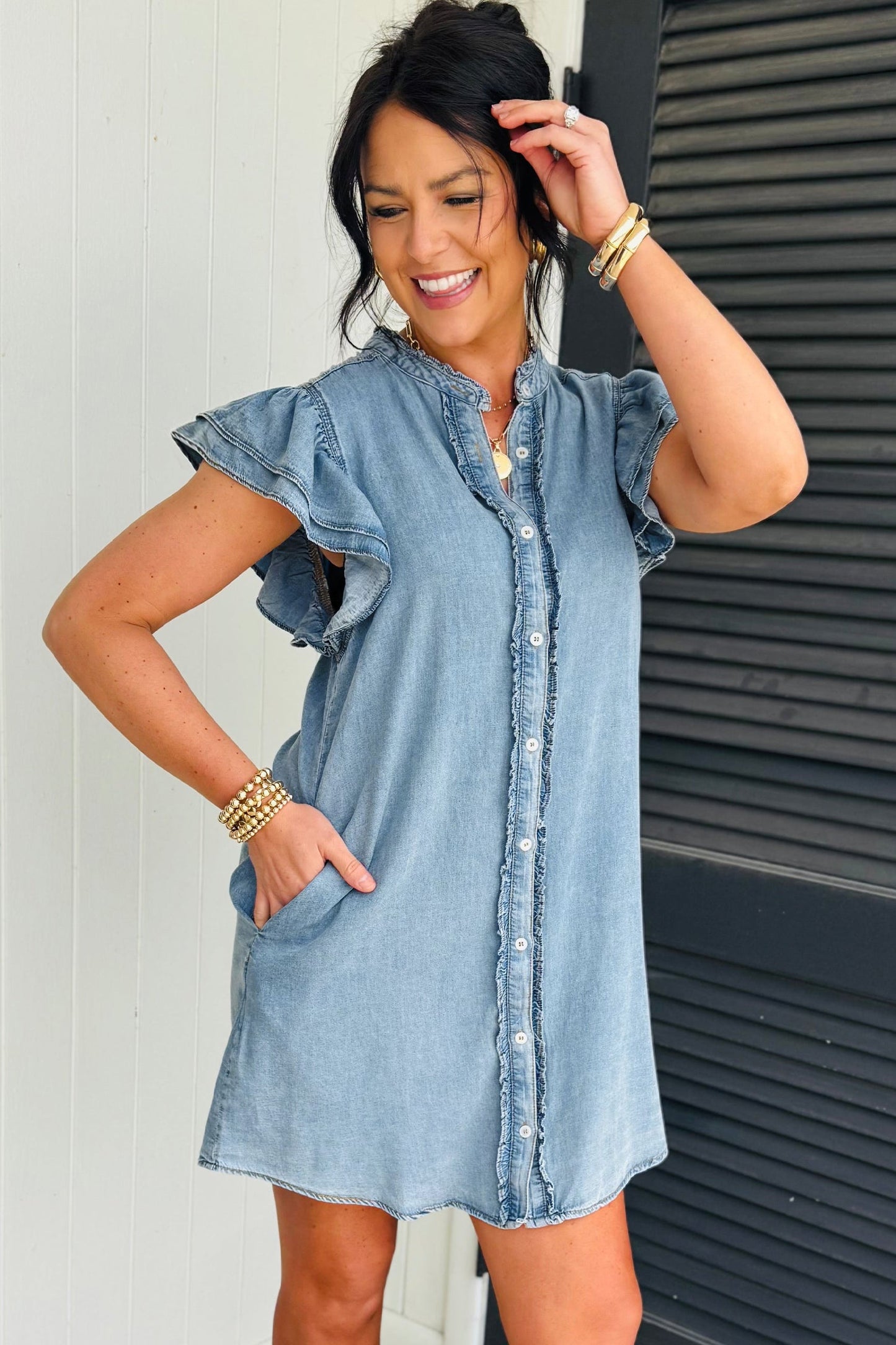Sasha Short Sleeve Mini Dress