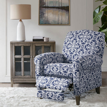 Kirby Transitional Push Back Recliner Chair