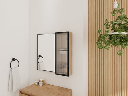 10'' Bathroom Wall Mirror Cabinet with Acrylic Door