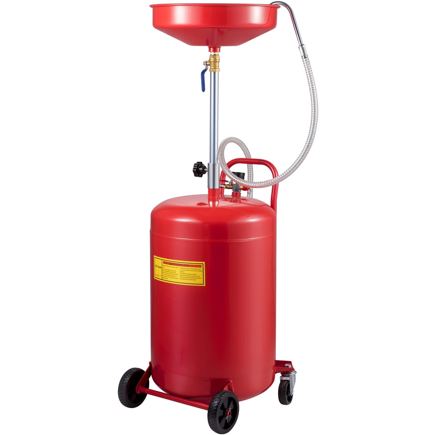 Waste Oil Drain Tank 20 Gallon Portable Oil Drain Air Operated Drainer