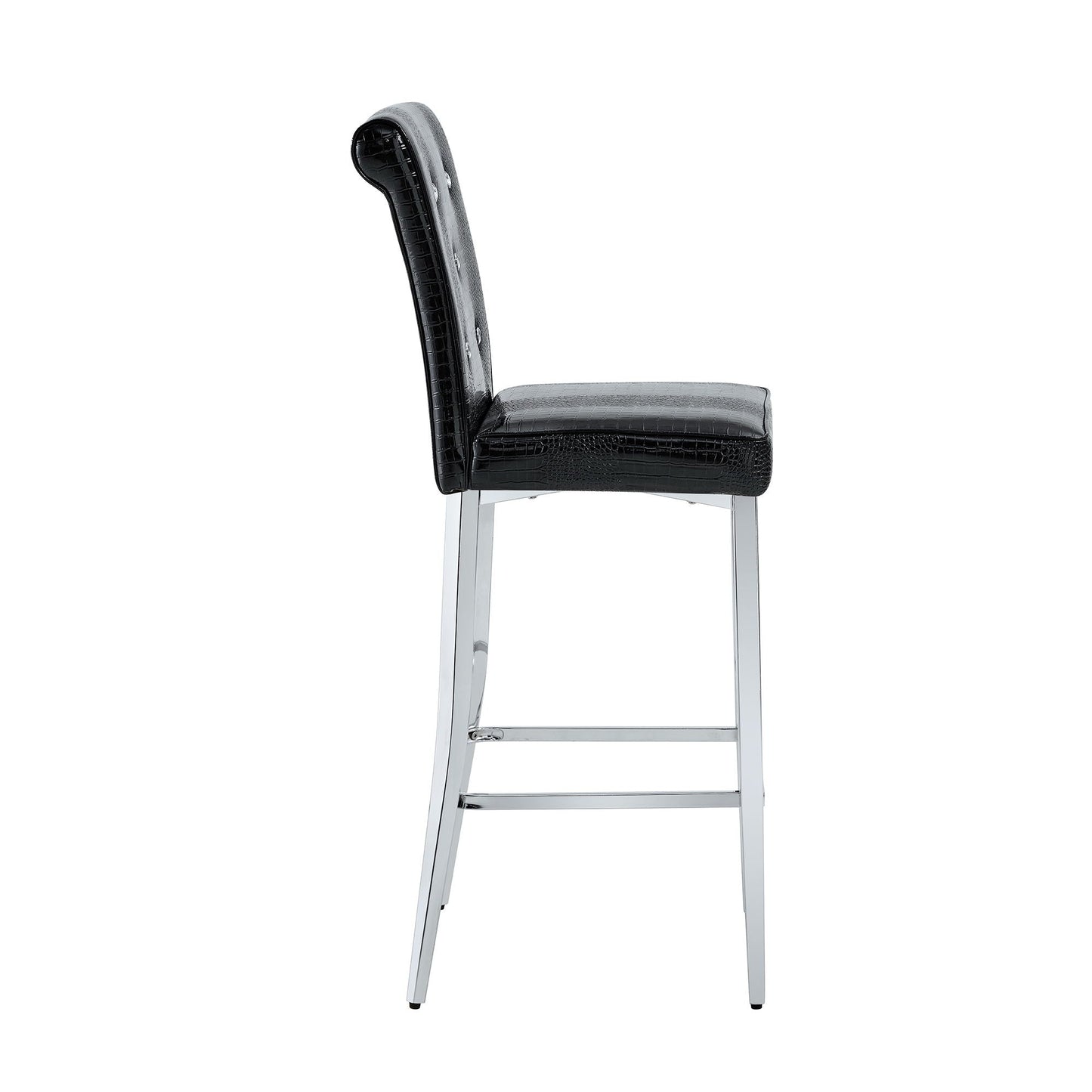 Bar Chairs & Crystal Clasp Design (Set of 2)