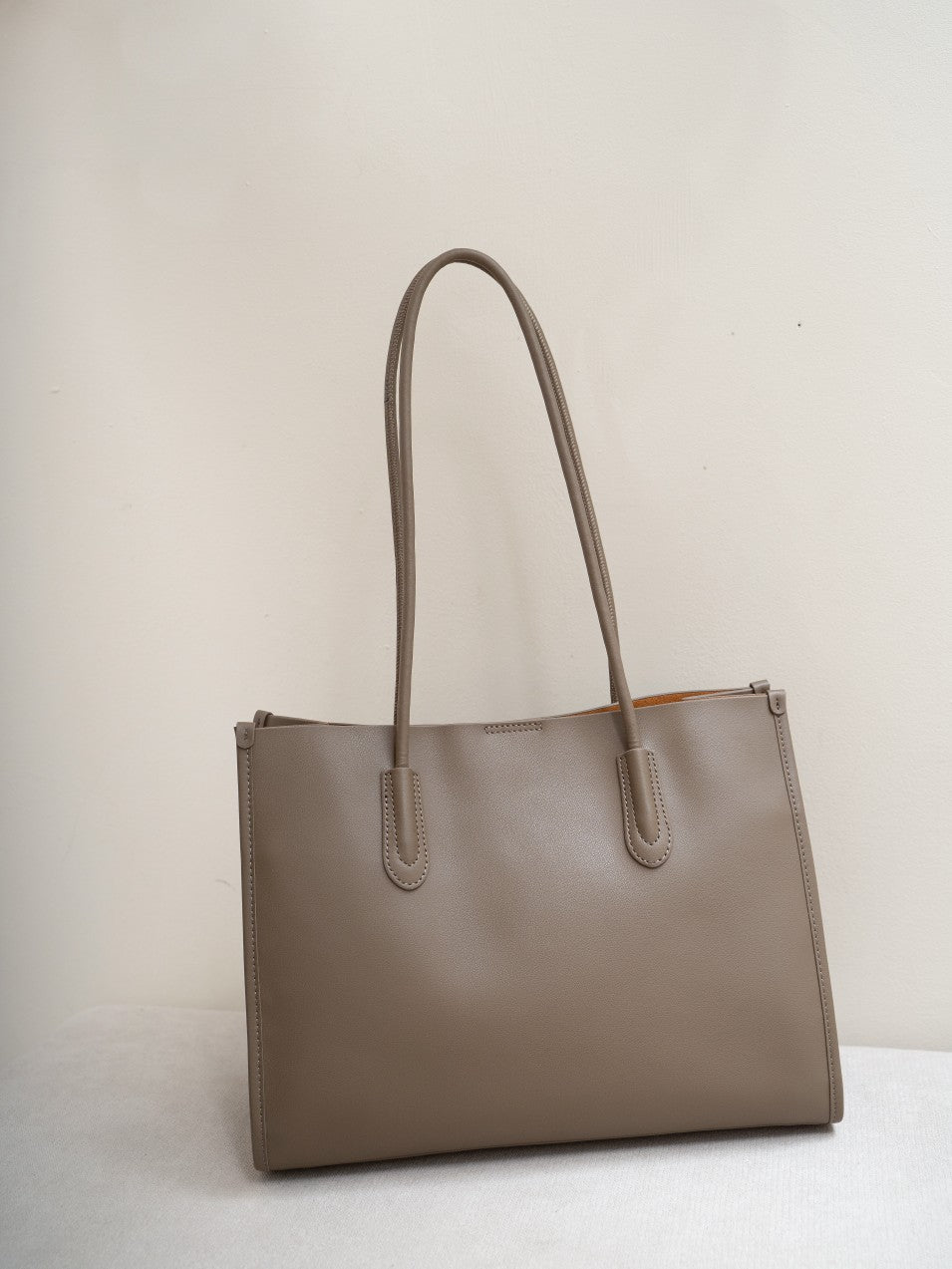 Baidii Leather Women's Bag 2025 New Commuter Tote High-End Large Capacity Cowhide Shoulder Handbag