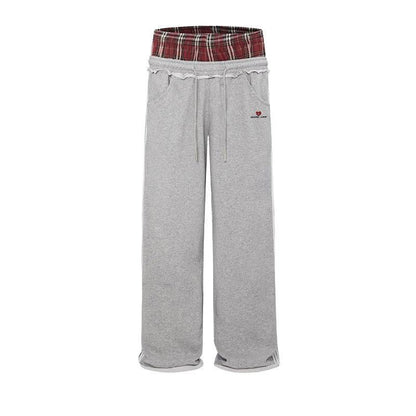 Retro Striped Embroidered Athletic Shorts