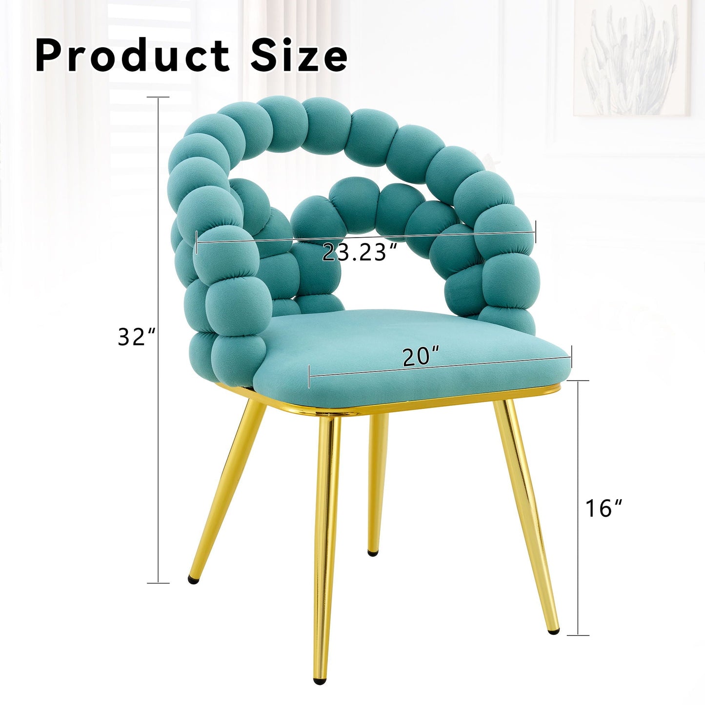 Puffy Bubble Ball Chain Chairs for Dining Room
