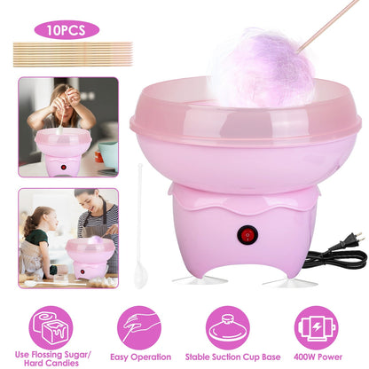 Cotton Candy Maker Portable Cotton Candy Machine Electric Cotton Candy Express_x000B__x000B_for Kids Christmas Gift Birthday