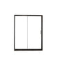 Single Sliding Shower Door, Thick Clear Tempered Glass Shower Door With Stainless Steel Handle