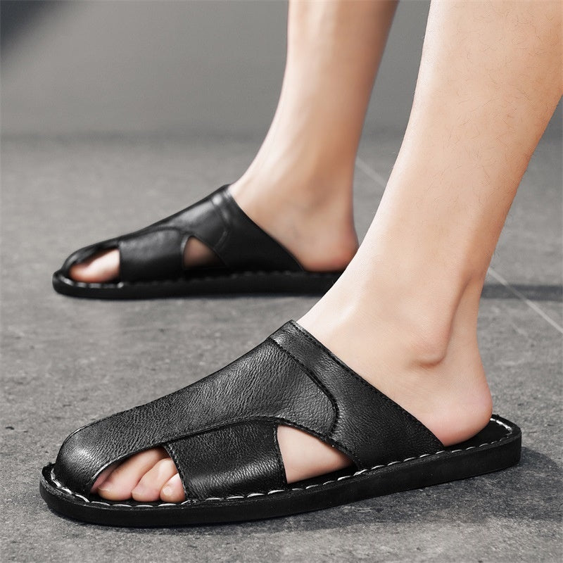 Hand-stitched Casual Mens Beach Sandals
