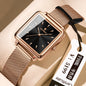 Womens Quartz Square Watch