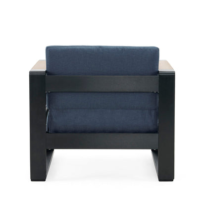 Giovanna Club Chair Set With Aluminum Frame