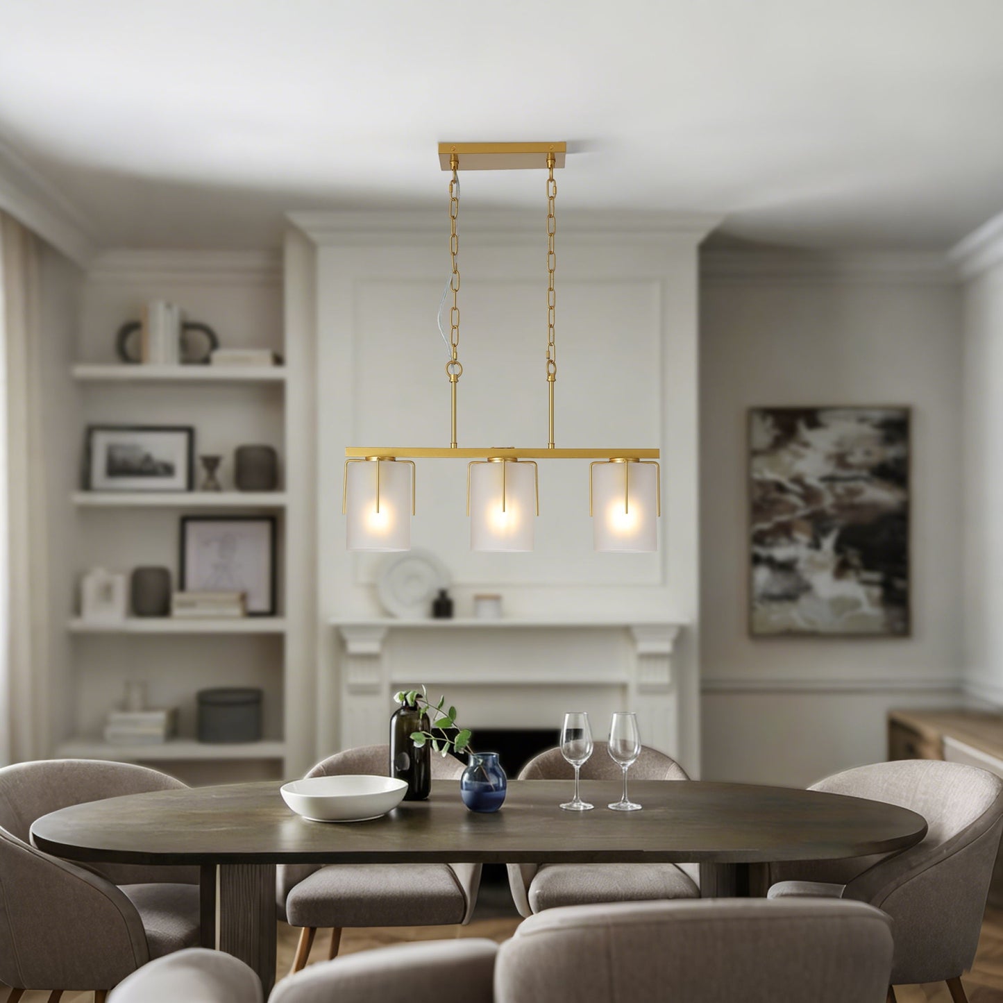 Adjustable Cylindrical Pendant Light