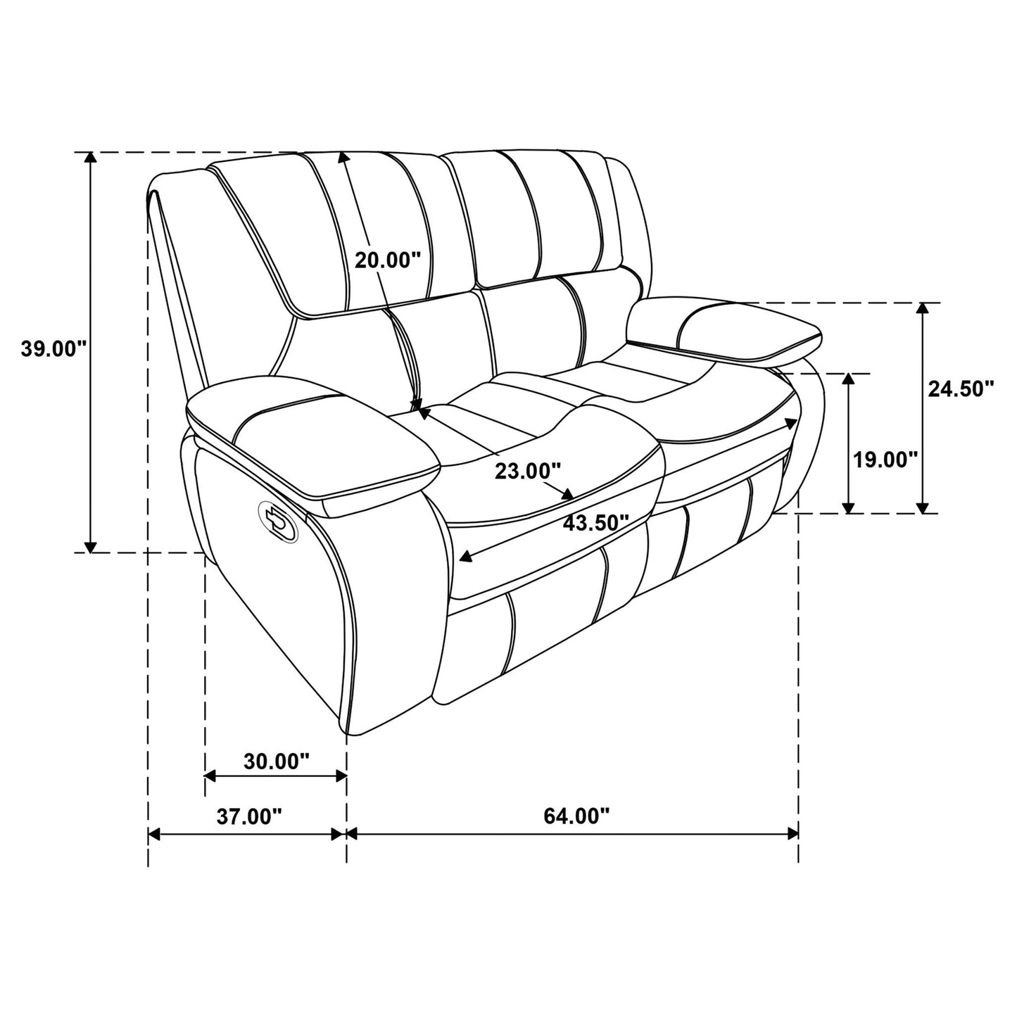 Elodie - Reclining Sofa Set With Manual Recline