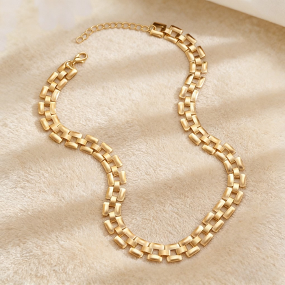 Y-Shaped Layered Necklace & Bracelet Set