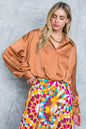 GRACEFUL MOVEMENTS WOVEN TOP