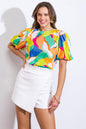 COASTAL VIBES WOVEN TOP