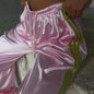 Casual Street-style Lace-up Three-stripe Pants