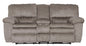 Reyes - Lay Flat Reclining Console Loveseat With Storage & Cupholders