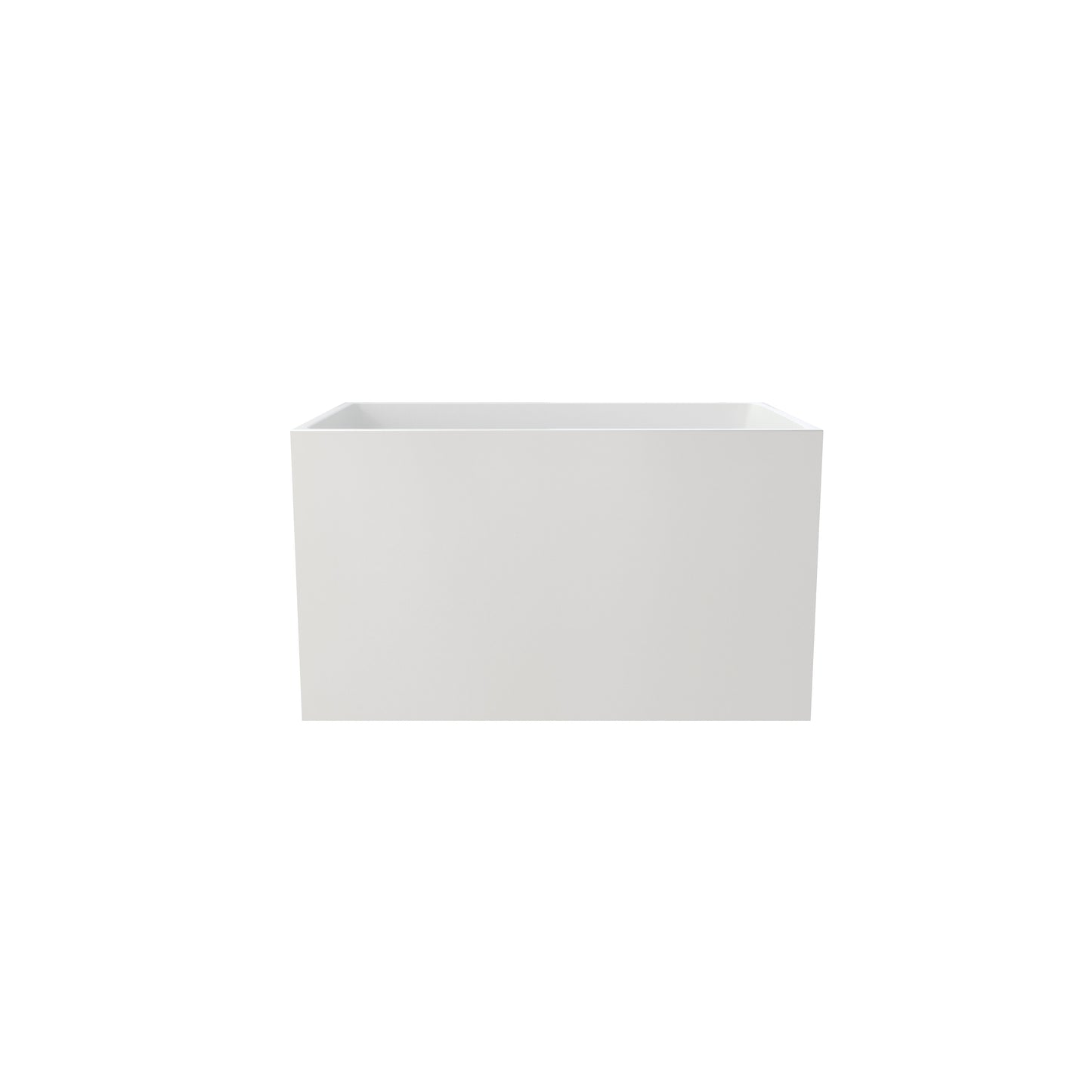 43" Acrylic Freestanding Bath Tub Modern Soaker Tub