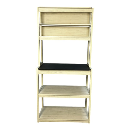 31.5" Baker's Rack in White and Black