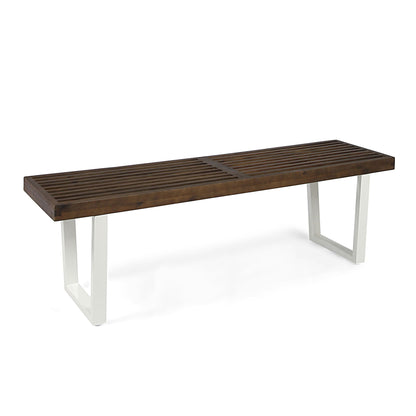 Intrinsic Outdoor Dining Bench With Slat Top