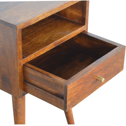 Solid Wood Mini Nightstand