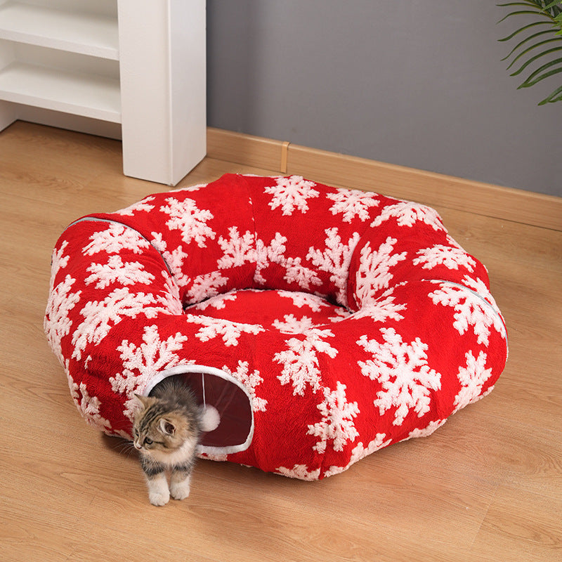 Donut-shaped Pet Bed Cat Mattress