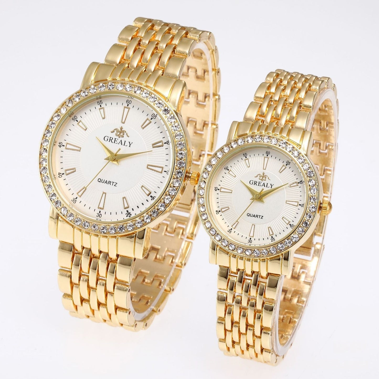 Mens And Womens Quartz Dress Couple Watches Business Gift