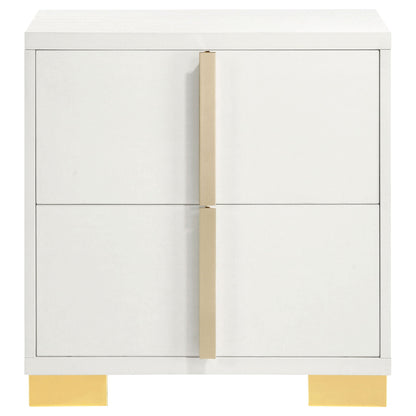 Marceline 2-drawer Nightstand White