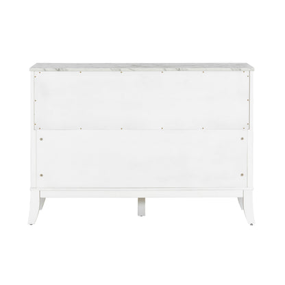 Storage Cabinet 3 Doors Stylish Style White