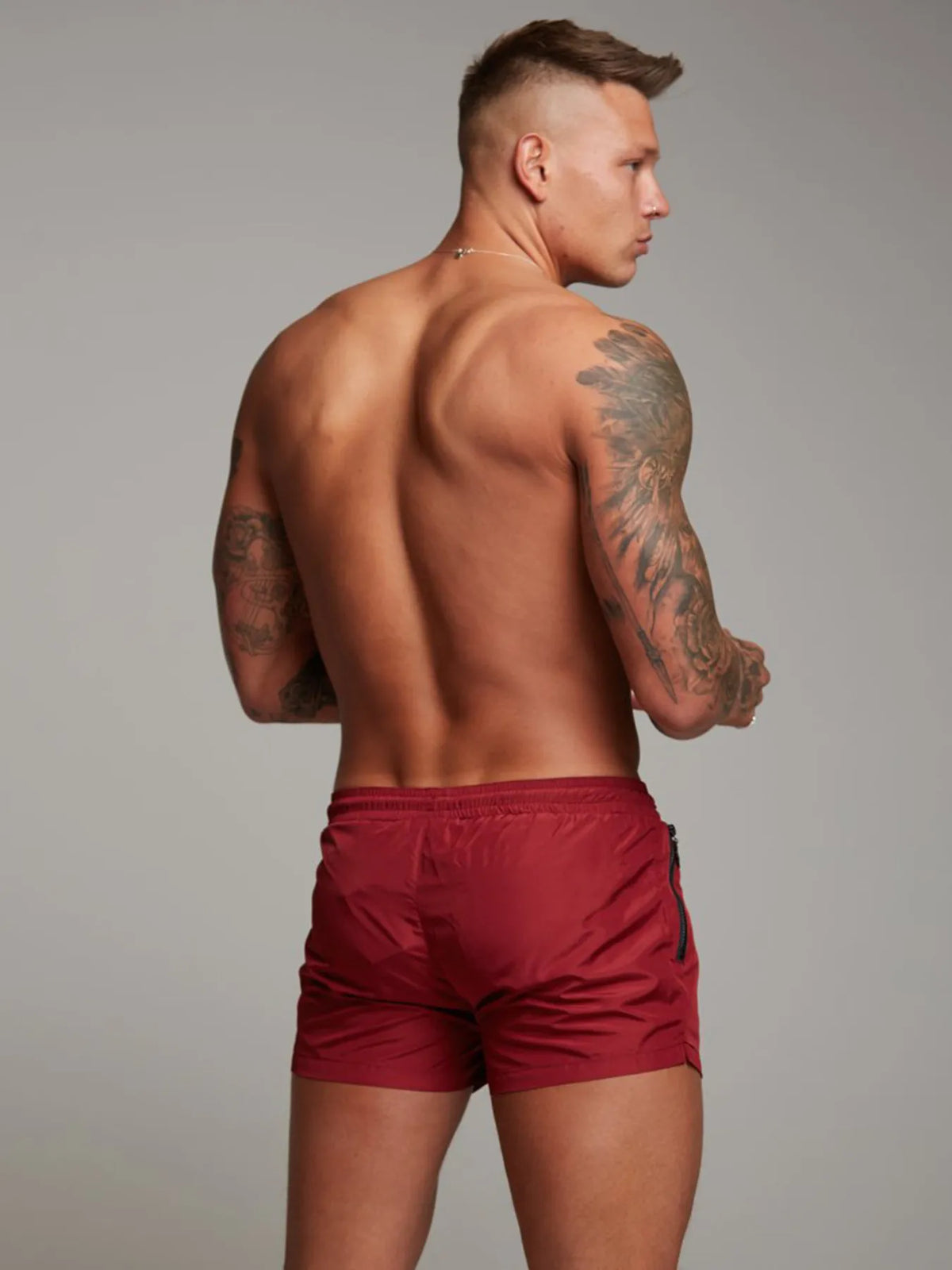 Men’s Plus Active Drawstring Shorts with Pockets