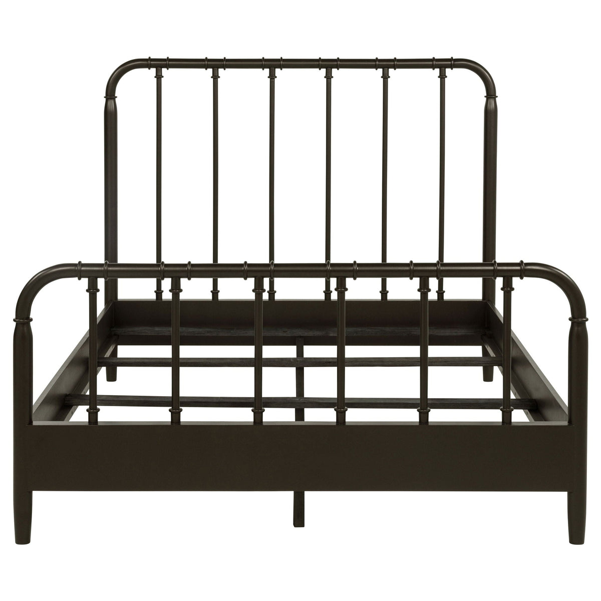 Rocco All Wood Water Pipe Open Frame Full Bed Dark Bronze