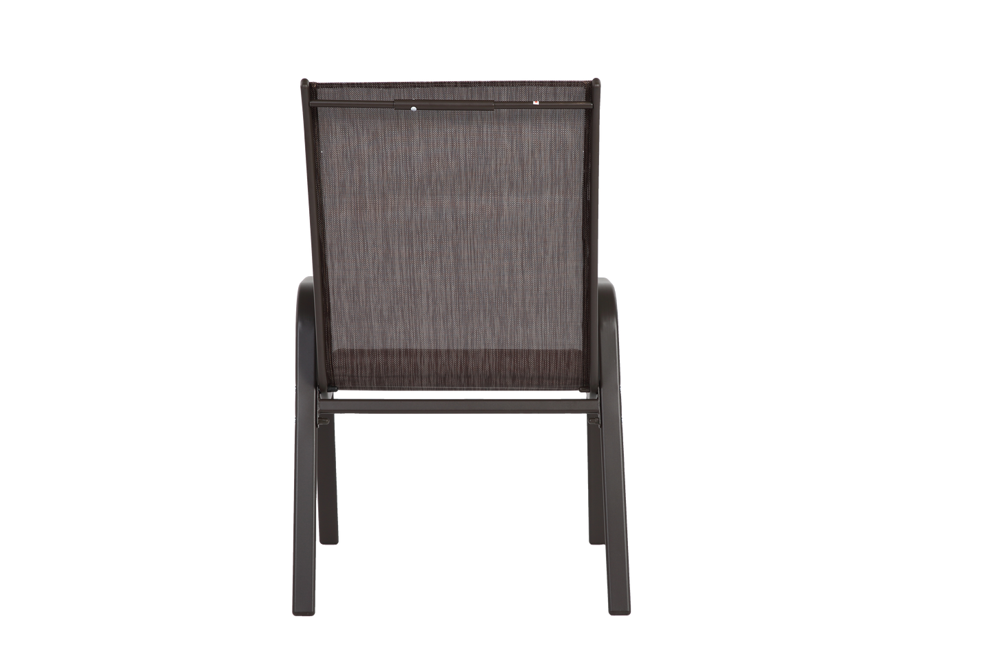 4 Piece Patio Chairs Set with Breathable Textilene Fabric (Brown)
