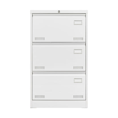 Filing Cabinet Lateral File Cabinet 3 Drawer, Locking Metal File Cabinets Three Drawer, Office Filing Cabinet With Lock Drawers For Home Office