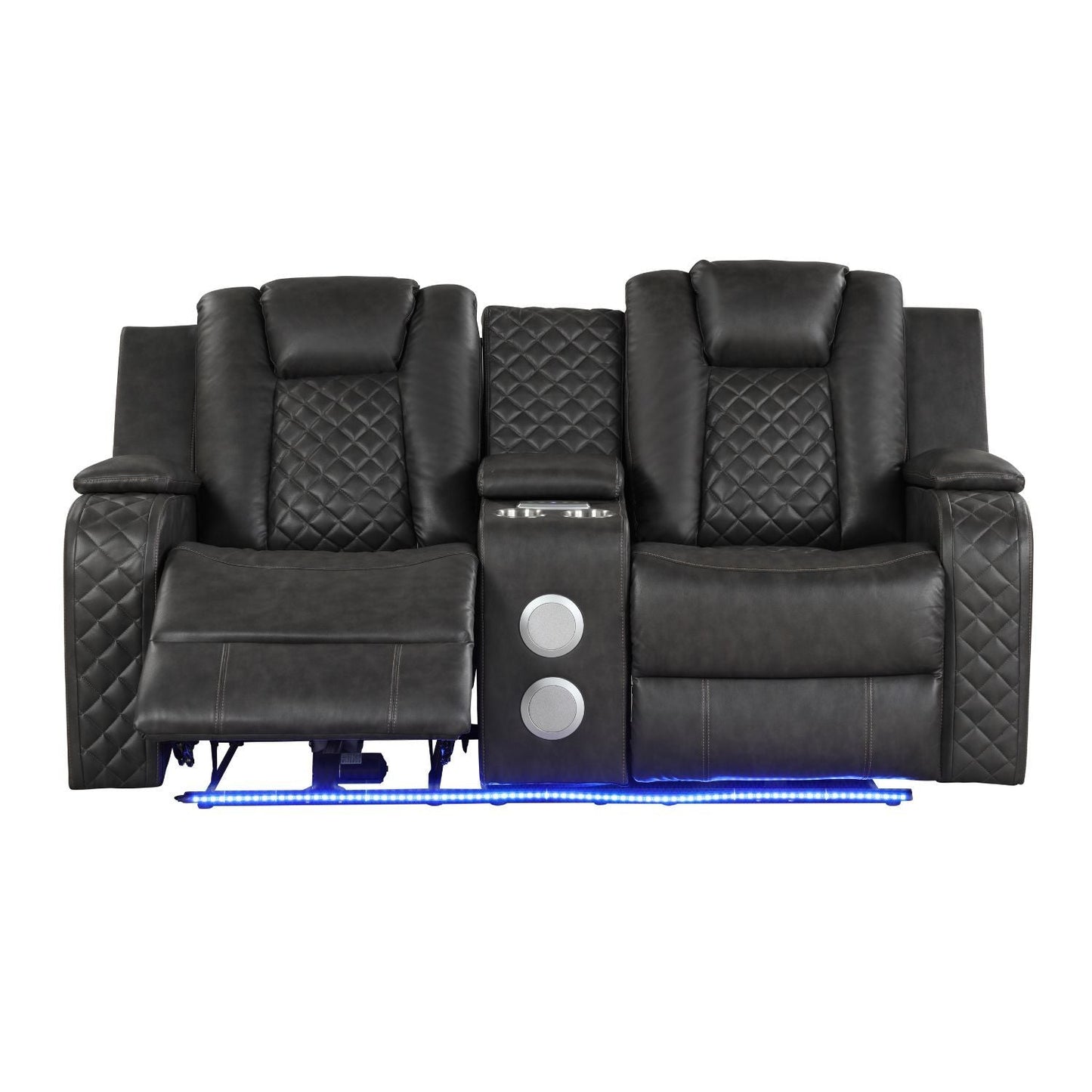 Benz - Power Recliner Set With LED Lighting And USB Charging