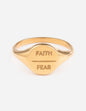 Faith Over Fear Ring