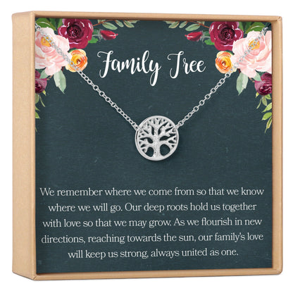 Family Tree Necklace Gift