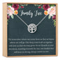 Family Tree Necklace Gift