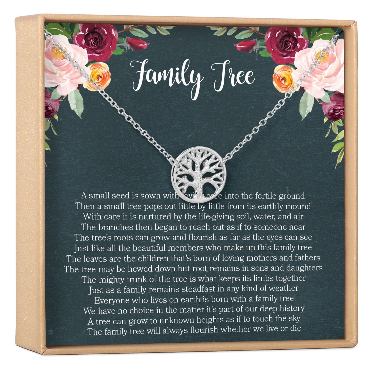 Family Tree Necklace Gift