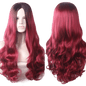 VIP Extensions Off Black to Purple Long Wavy Synthetic Fashion Wig