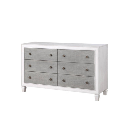 Katia Weathered Dresser - White