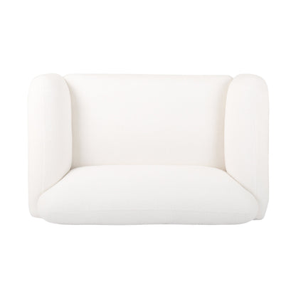 Bouclé Fabric Loveseat Sofa - 50 Inch