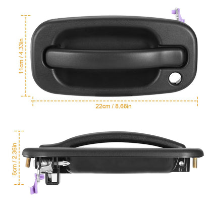 For 1999-2007 Chevrolet Silverado Front Left Driver Side Handle Outside Exterior Door Handle