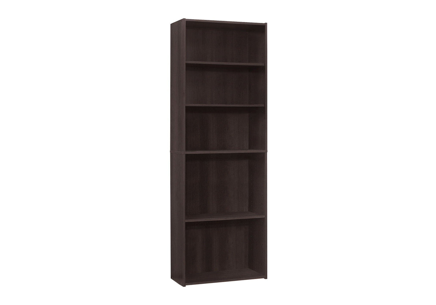 6-Tier Transitional Bookshelf for Office